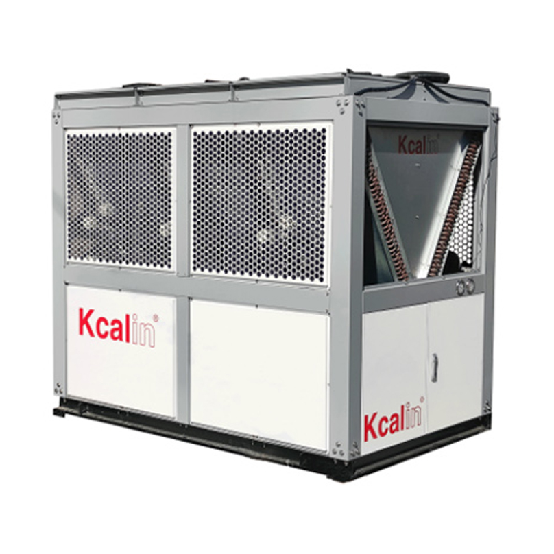 High-efficiency defrosting flexible air source heat pump module unit