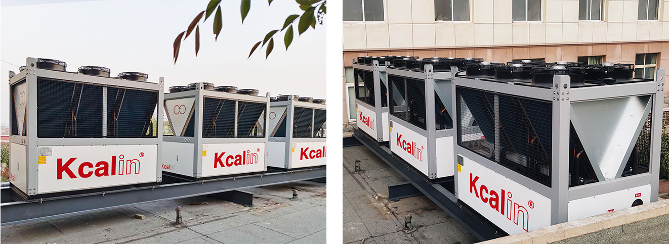 Air-energy heat pump with constant temperature system in livestock greenhouse