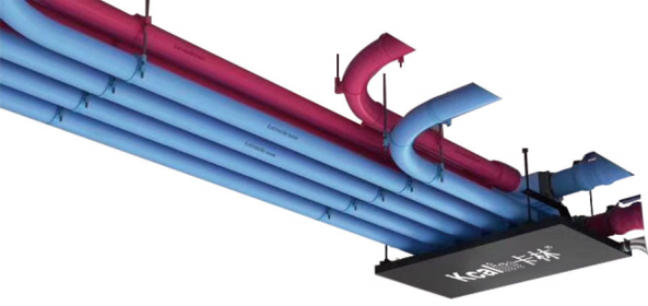 Branch pipeline module of Kcalin large air energy heat pump heating system