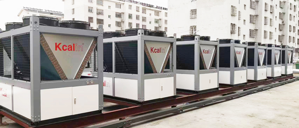 What is the effect of using air source heat pump for central heating in residential areas?