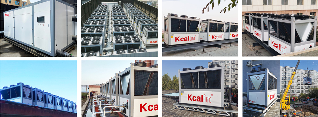 Commercial air energy heat pump unit heating